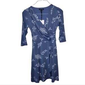 41 Hawthorn Midi Dress Blue Floral Size Small